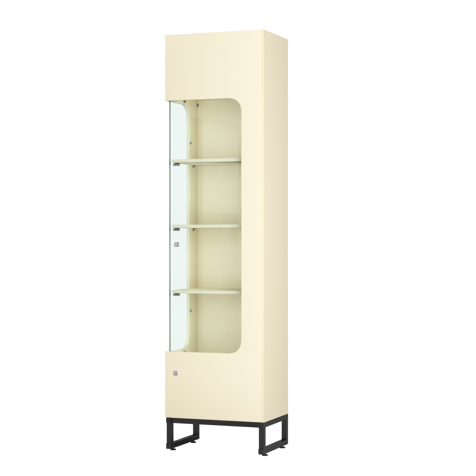 Витрина Монти №4 левая Крем Вайс