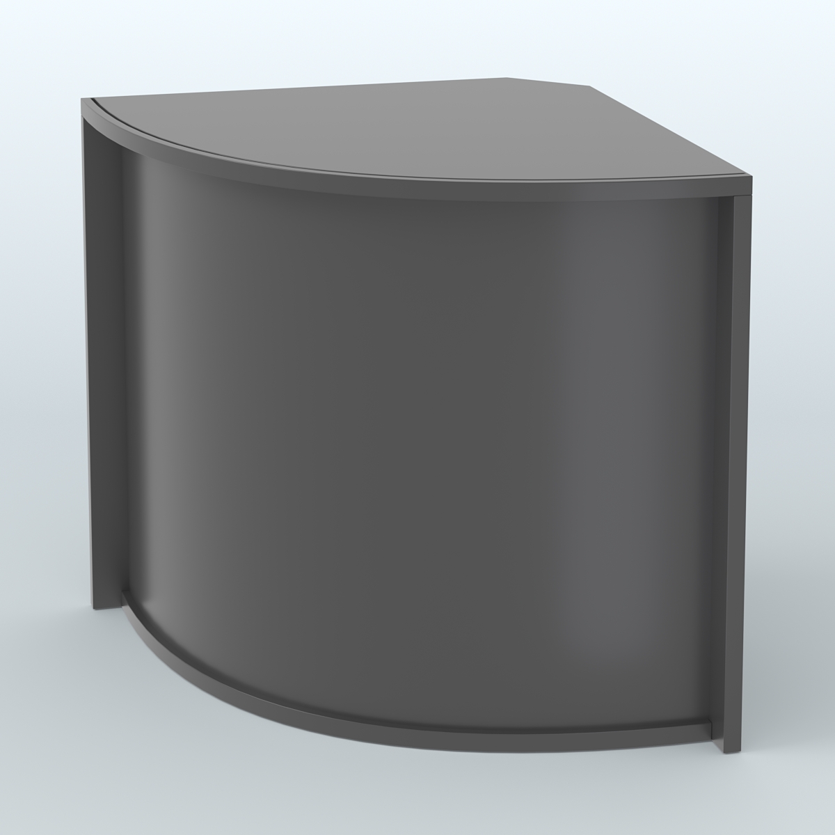 Ресепшен-Лайт секторный под выдачу товара №15 Черный