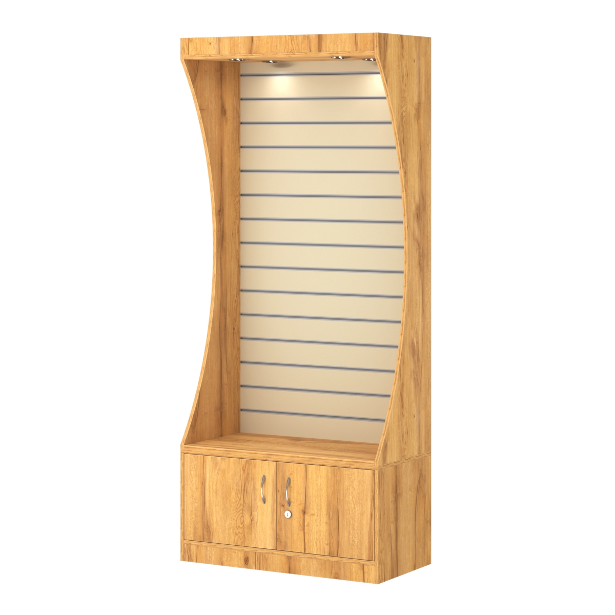 Стеллаж Гарант №3-2-900 Дуб Золотистый и Крем Вайс