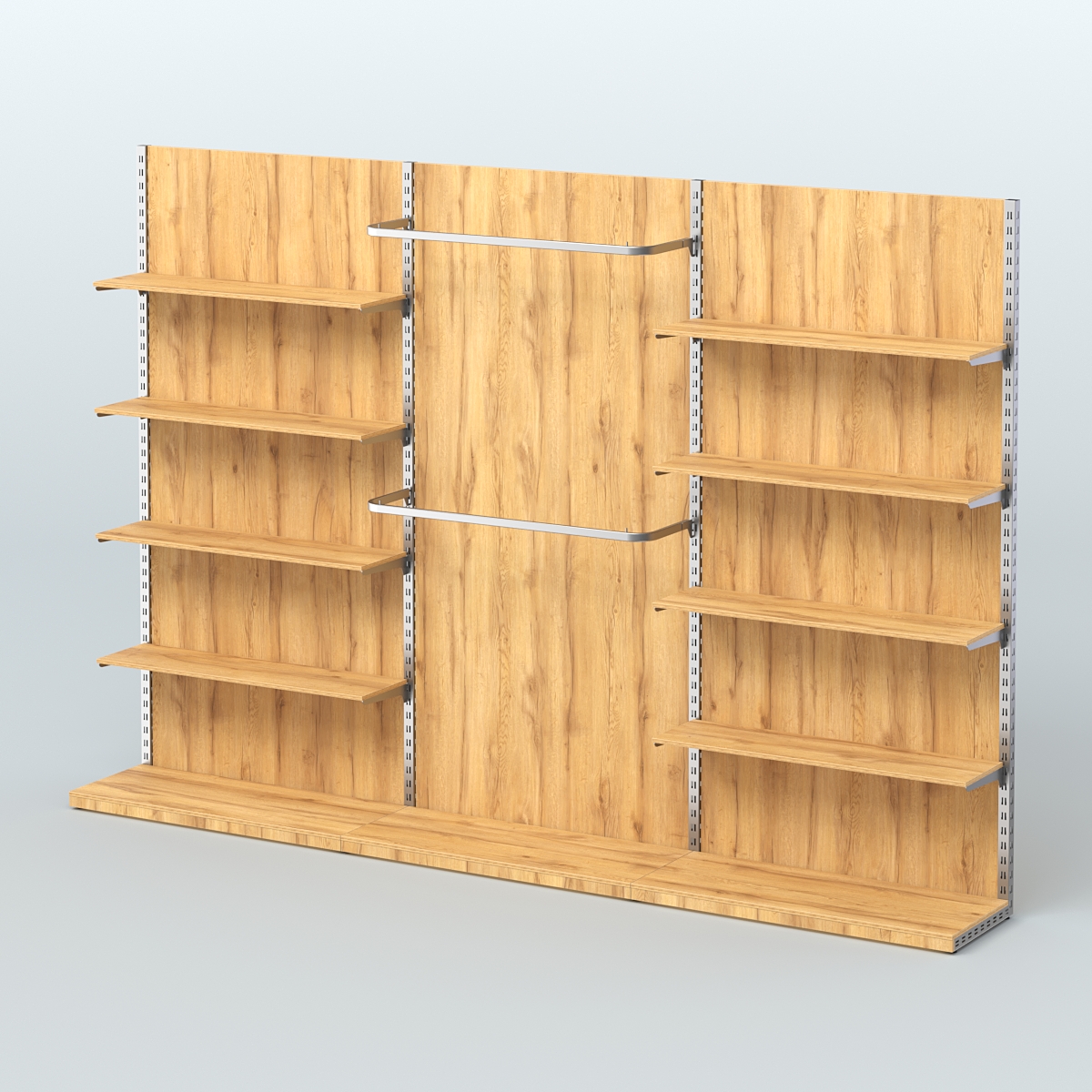 Система ЭЛЕГАНТ №5 пристенная с ДСП (3600 мм) Дуб Золотистый