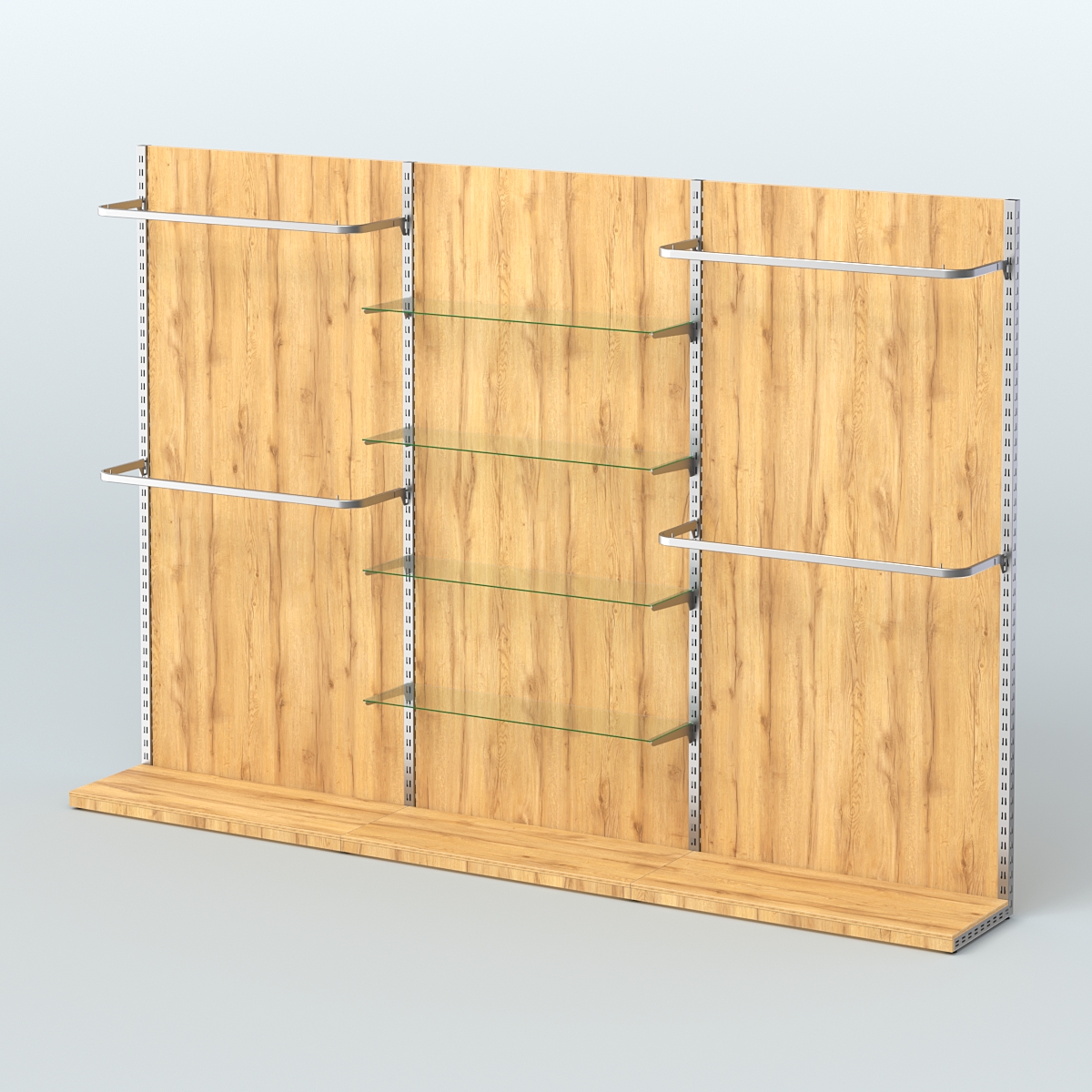 Система ЭЛЕГАНТ №11 пристенная с ДСП (3600 мм) Дуб Золотистый