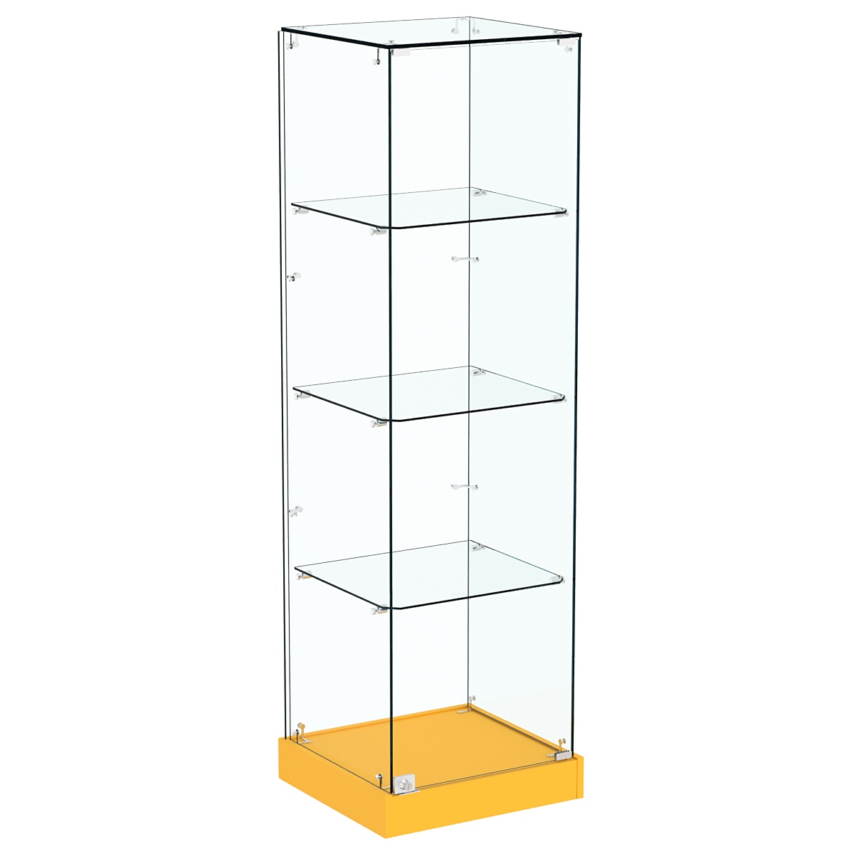 Стеклянная витрина Хит продаж №1 (закрытая, задняя стенка - стекло) Солнечный Свет 0134 BS