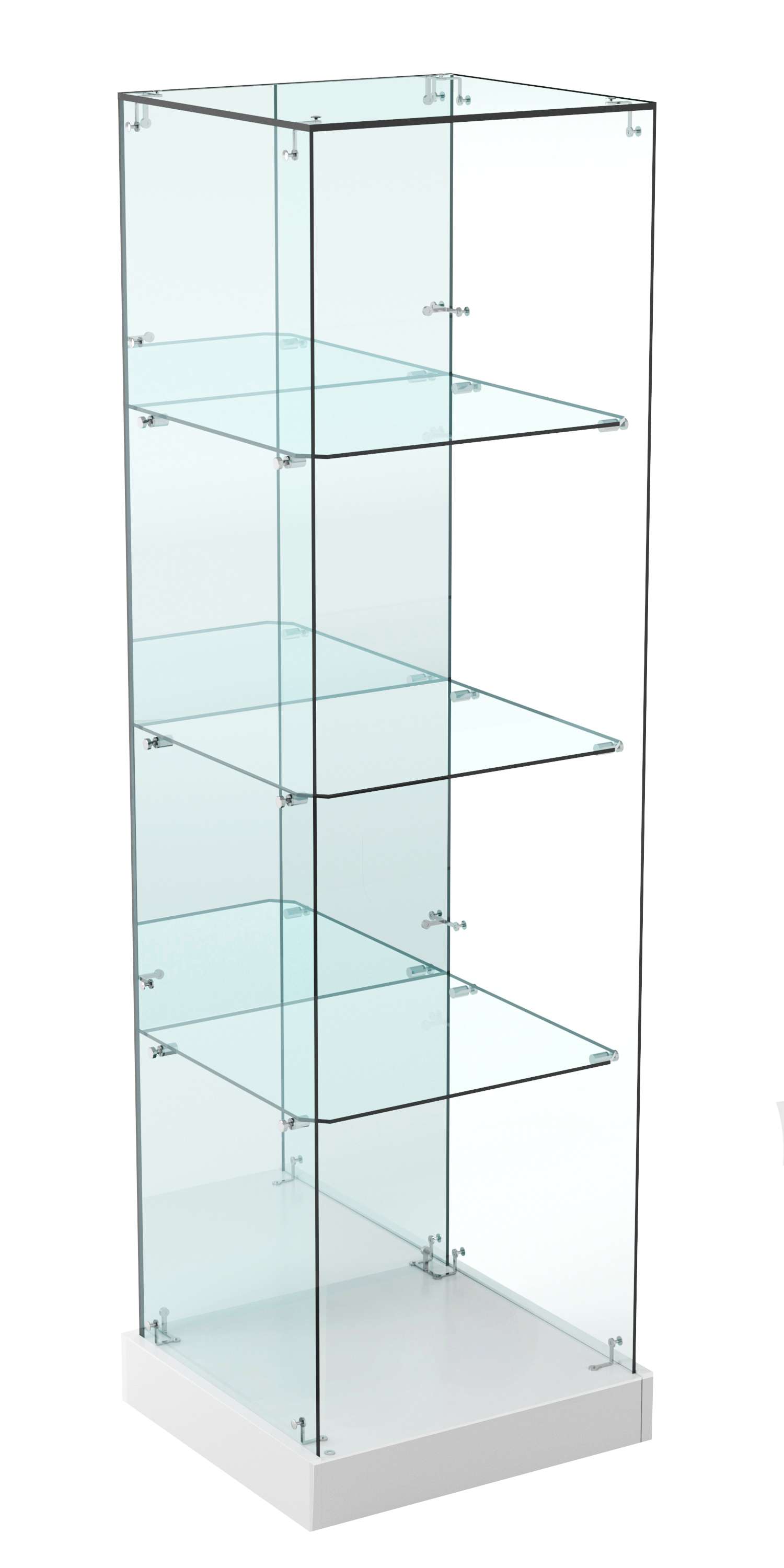 Витрина Хит продаж №4 (открытая, задняя стенка - зеркало) Серый