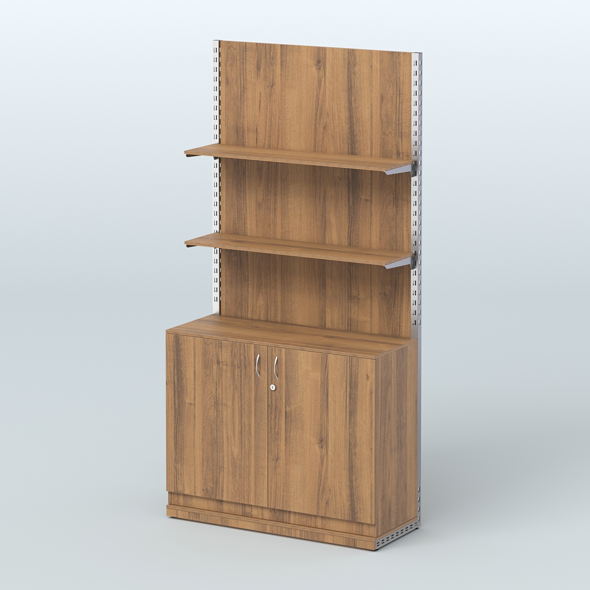 Система ЭЛЕГАНТ №8 с ДСП и тумбой T23 (1200 мм) Орех