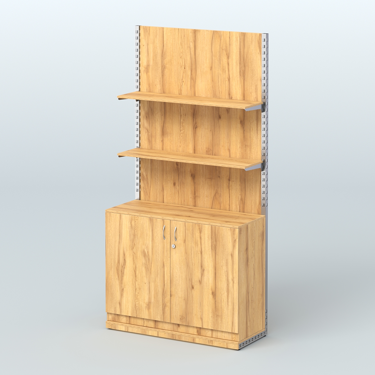 Система ЭЛЕГАНТ №8 с ДСП и тумбой T23 (1200 мм) Дуб Золотистый