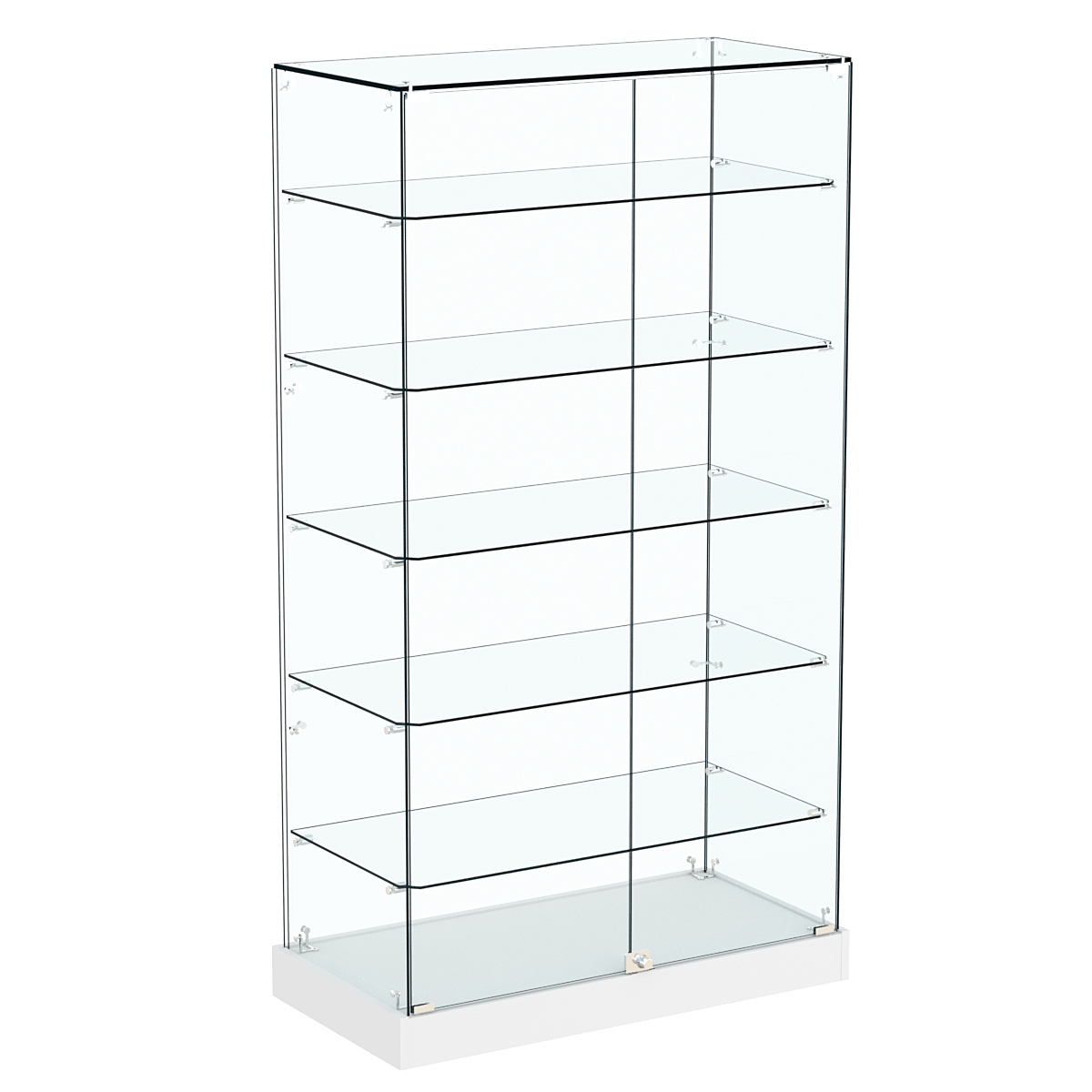 Витрина Хит продаж №505 (закрытая, задняя стенка - стекло) Белый