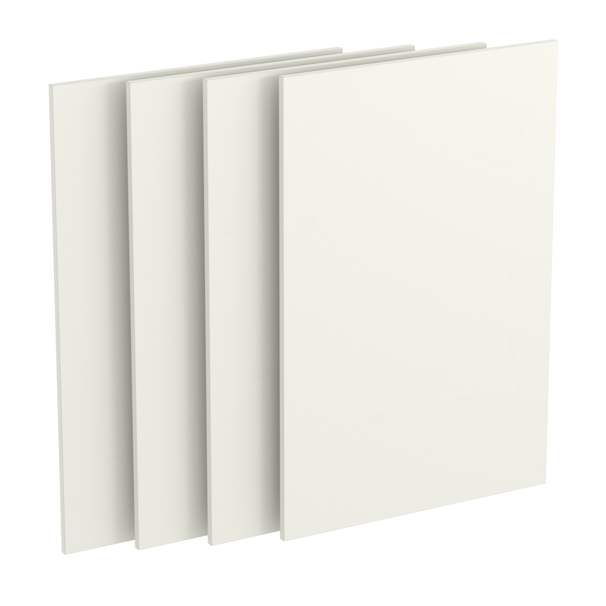 Комплект Мебельный щит 900*600мм из ДСП 16мм с кромкой - 4шт Белый