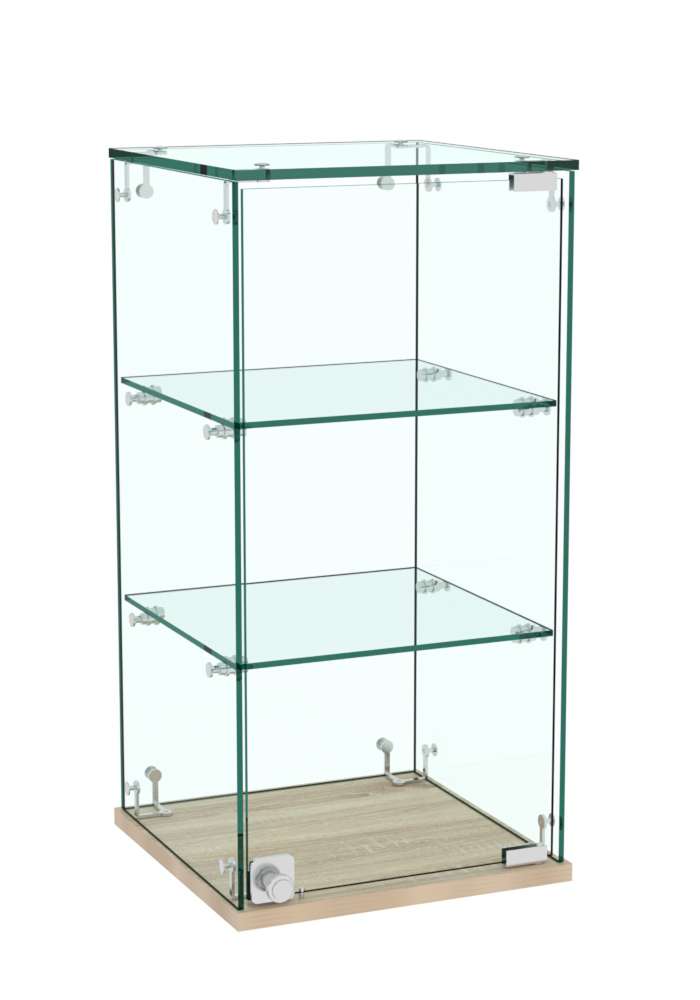 Витрина Истра настольная №21 (прозрачная) Дуб сонома