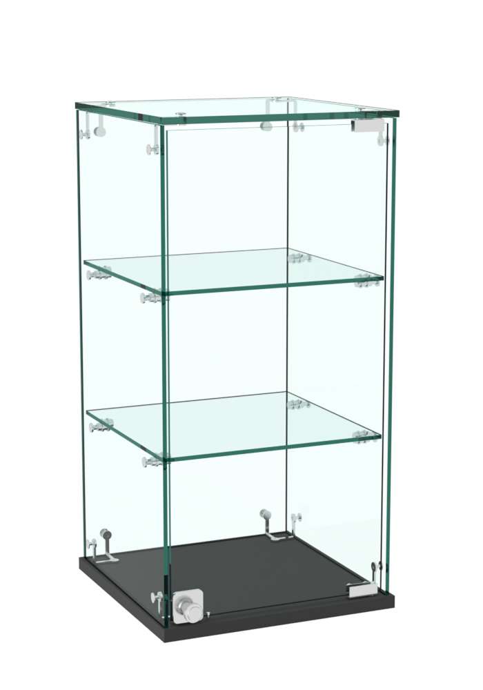 Витрина Истра настольная №21 (прозрачная) Черный