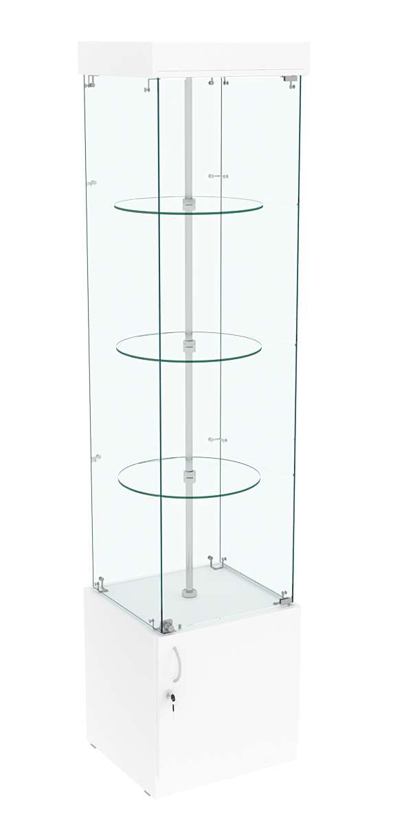 Витрина Ротация с вращающимися полками №2 Белый