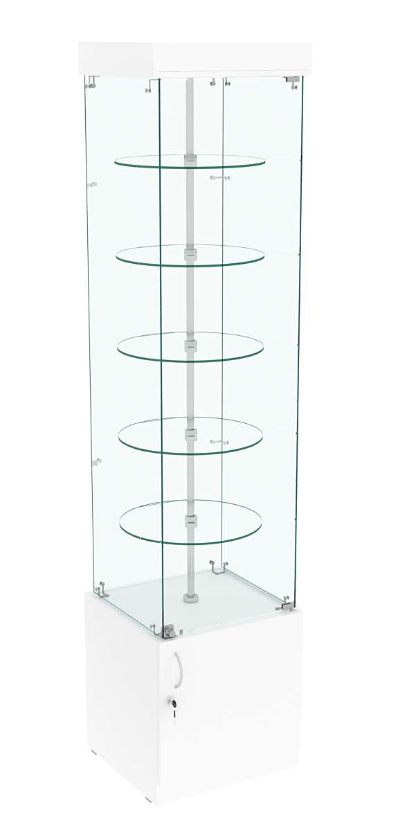 Витрина Ротация с вращающимися полками №502 Белый