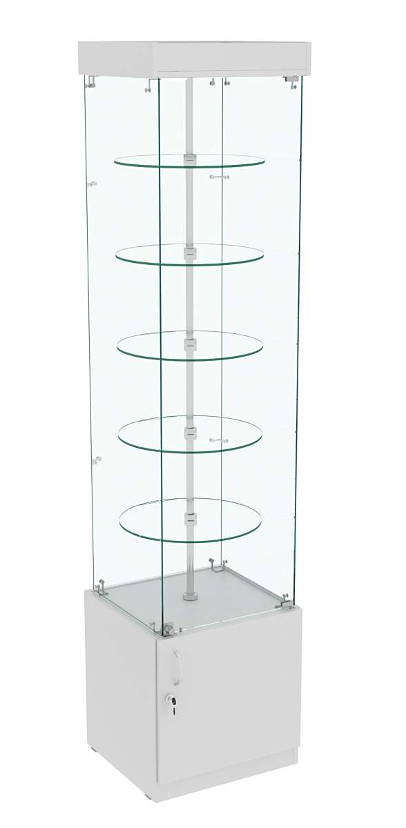 Витрина Ротация с вращающимися полками №502 Серый