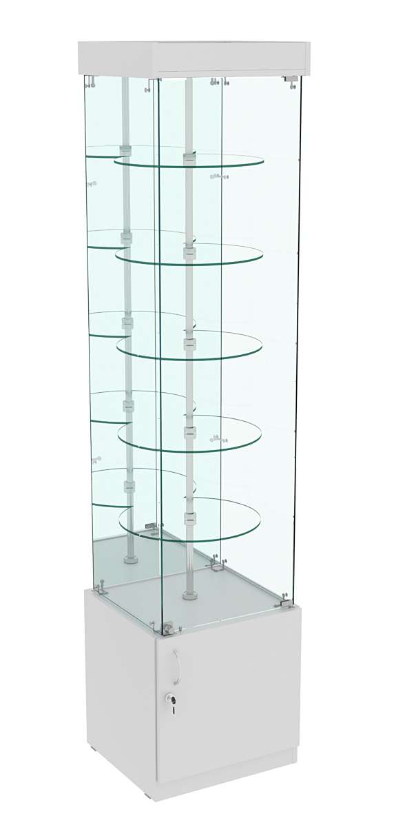 Витрина Ротация с вращающимися полками №504 Серый