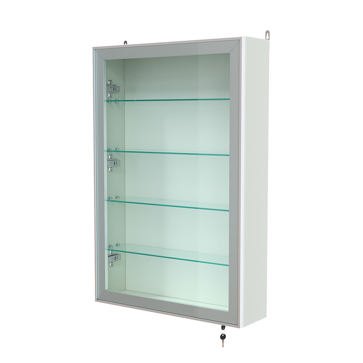 Витрина настенная №2-1А высокая серии Collecto Белый