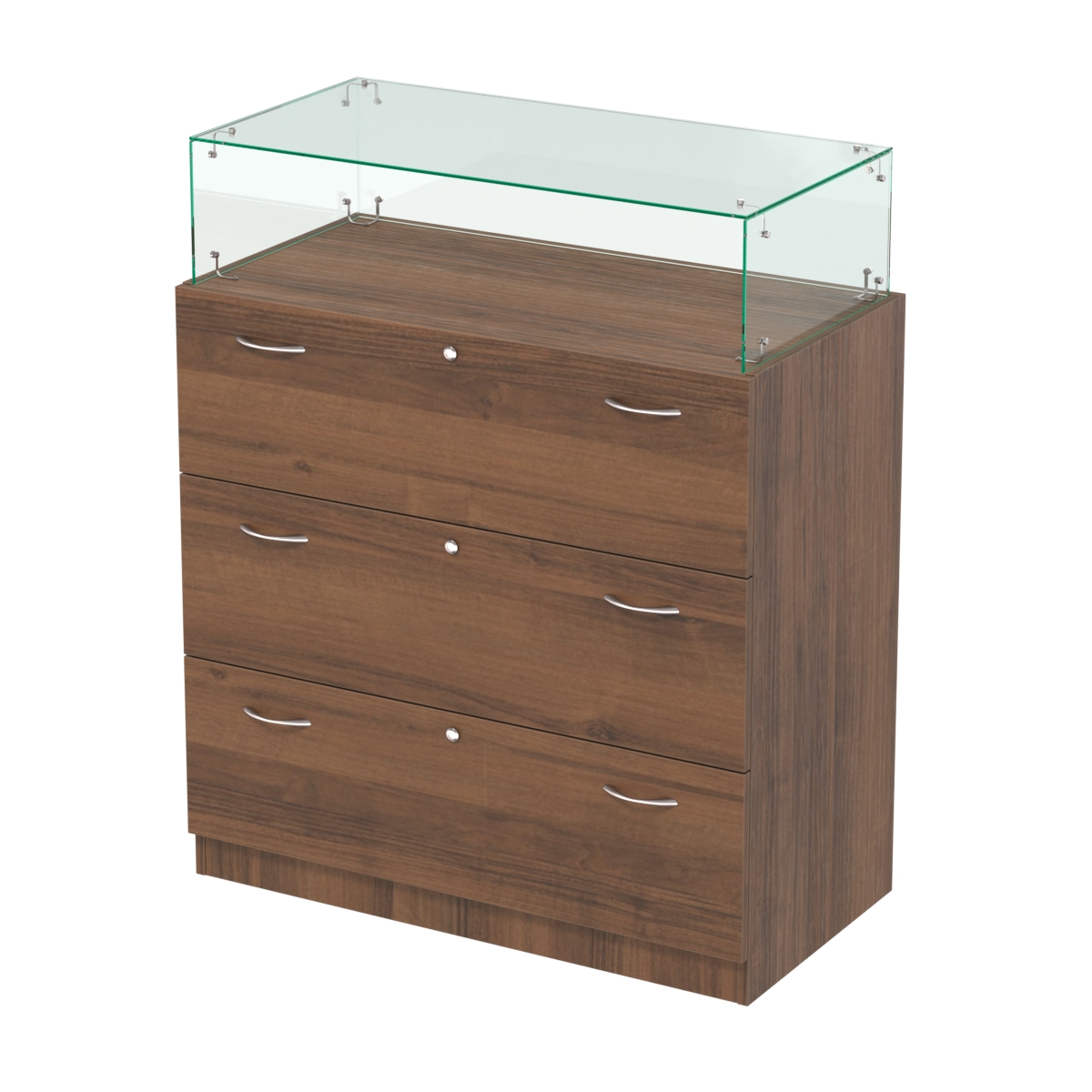 Прилавок с выдвижными ящиками Селена-14 Орех