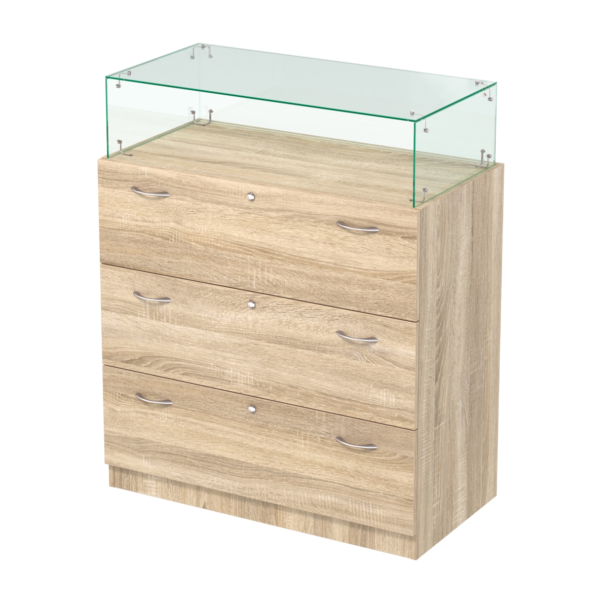 Прилавок с выдвижными ящиками Селена-14 Дуб сонома