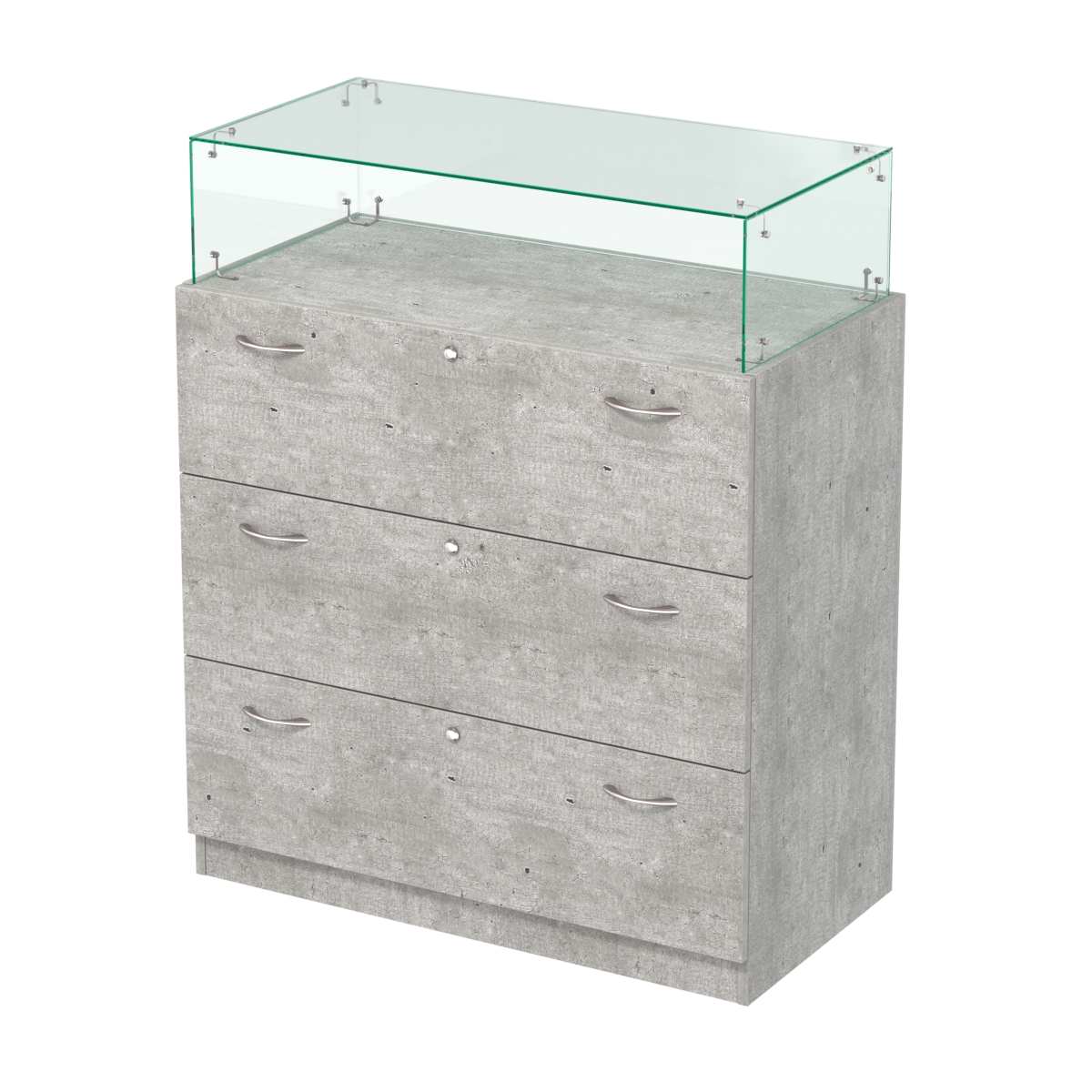 Прилавок с выдвижными ящиками Селена-14 Метрополитан Грей