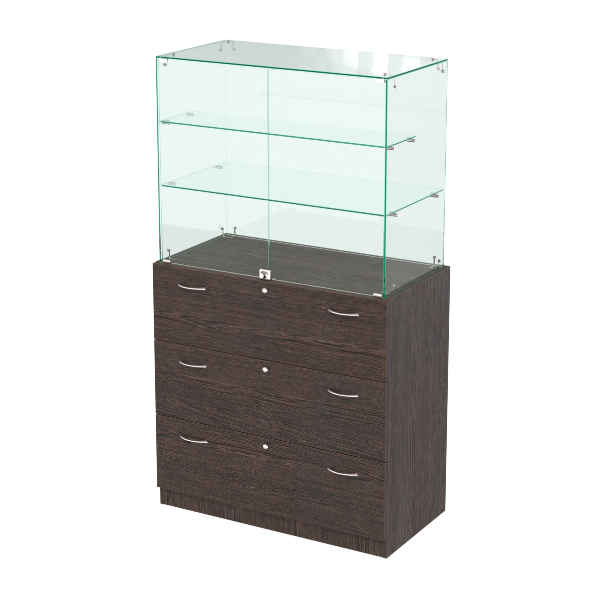 Высокий прилавок с выдвижными ящиками Селена-102 Дуб Венге