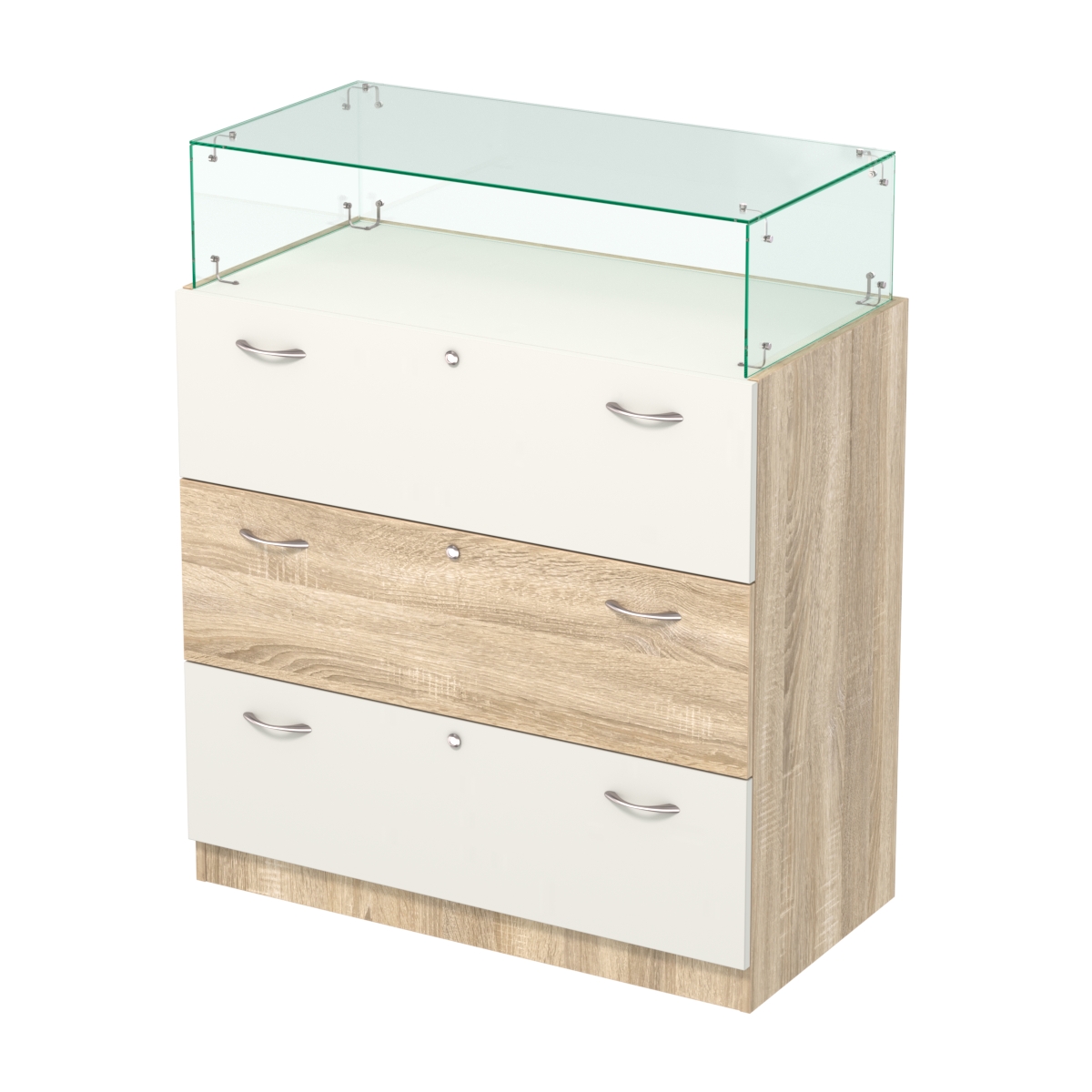 Селена-14 комбо Дуб Сонома + Белый