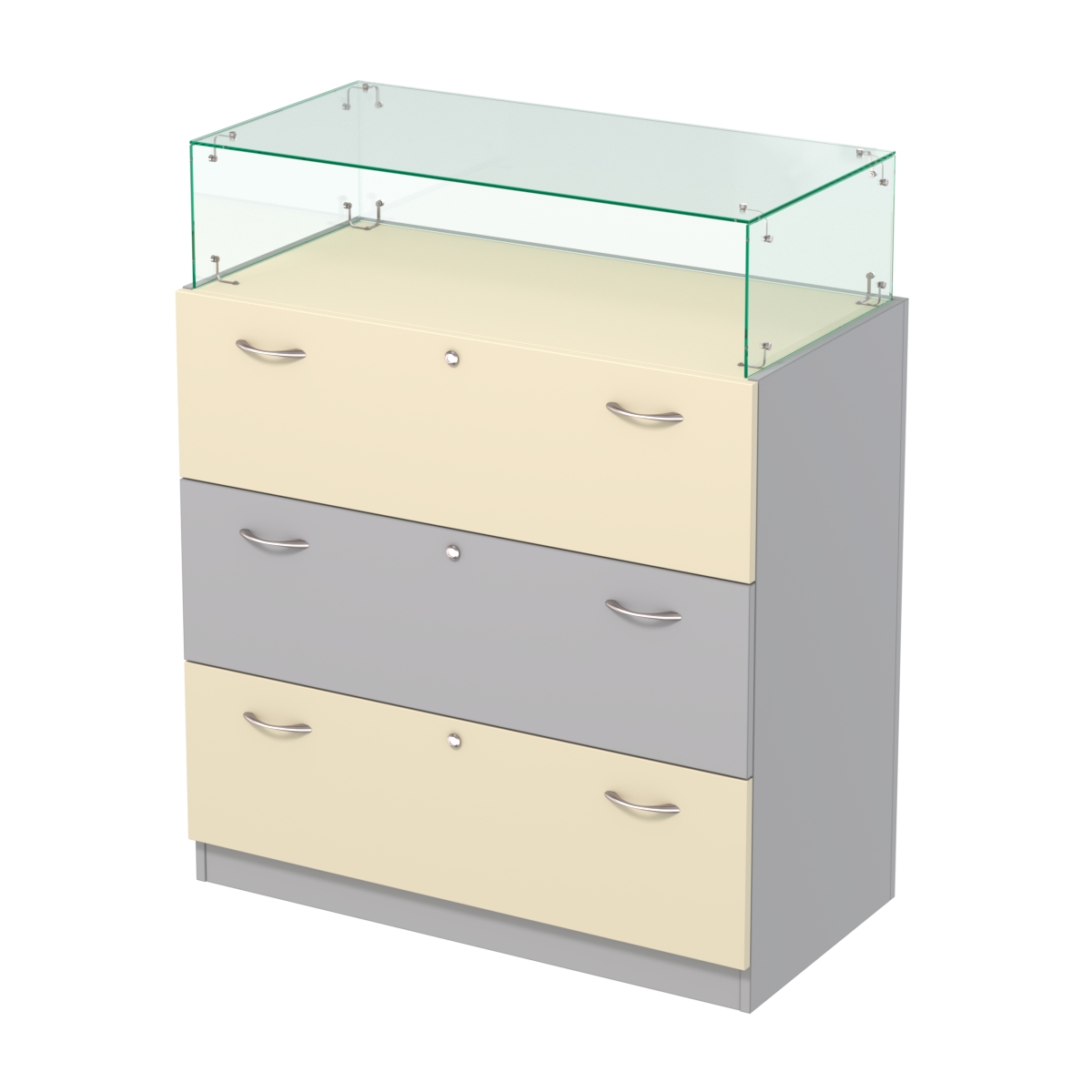 Селена-14 комбо Серый + Крем Вайс