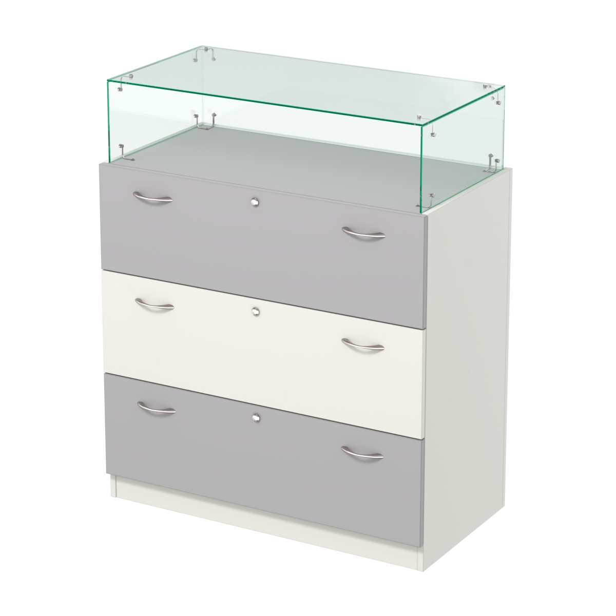 Селена-14 комбо Белый + Серый