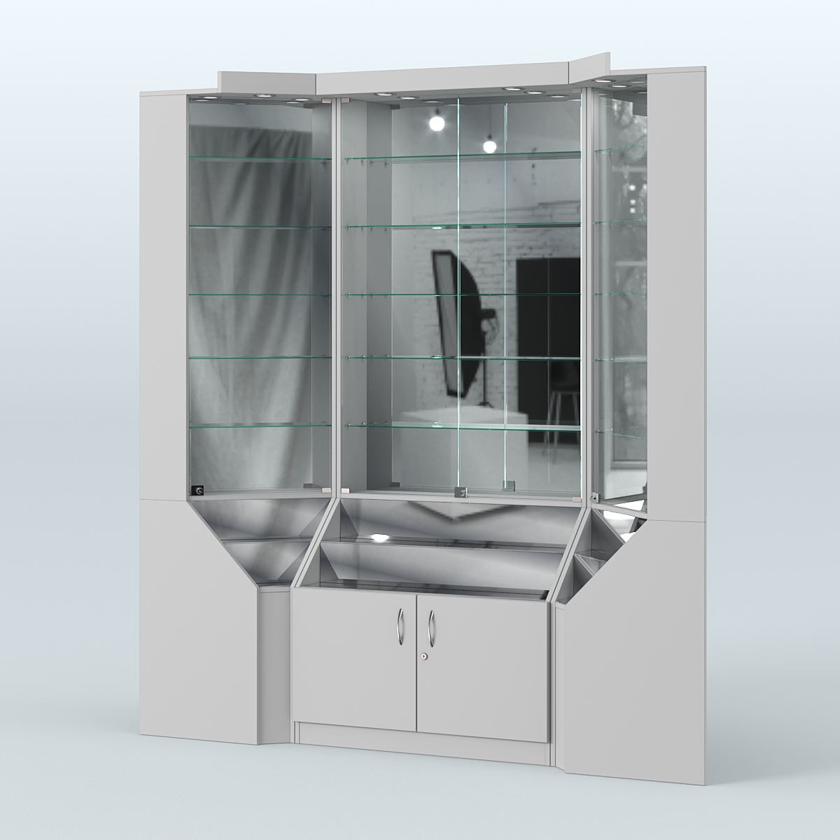 Павильон угловой серии Эталон №1 Серый