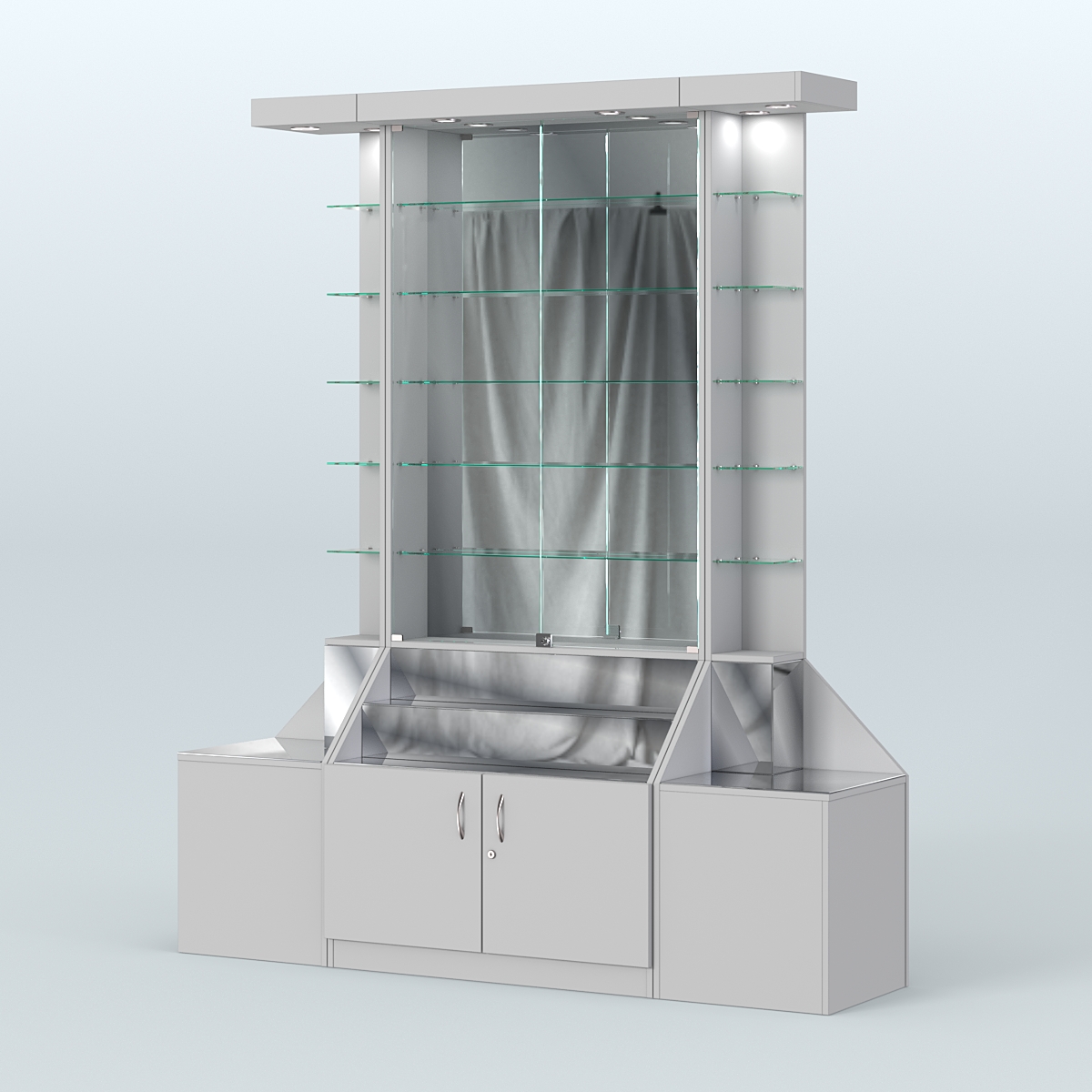 Павильон с верхней подсветкой серии Эталон №7 Серый