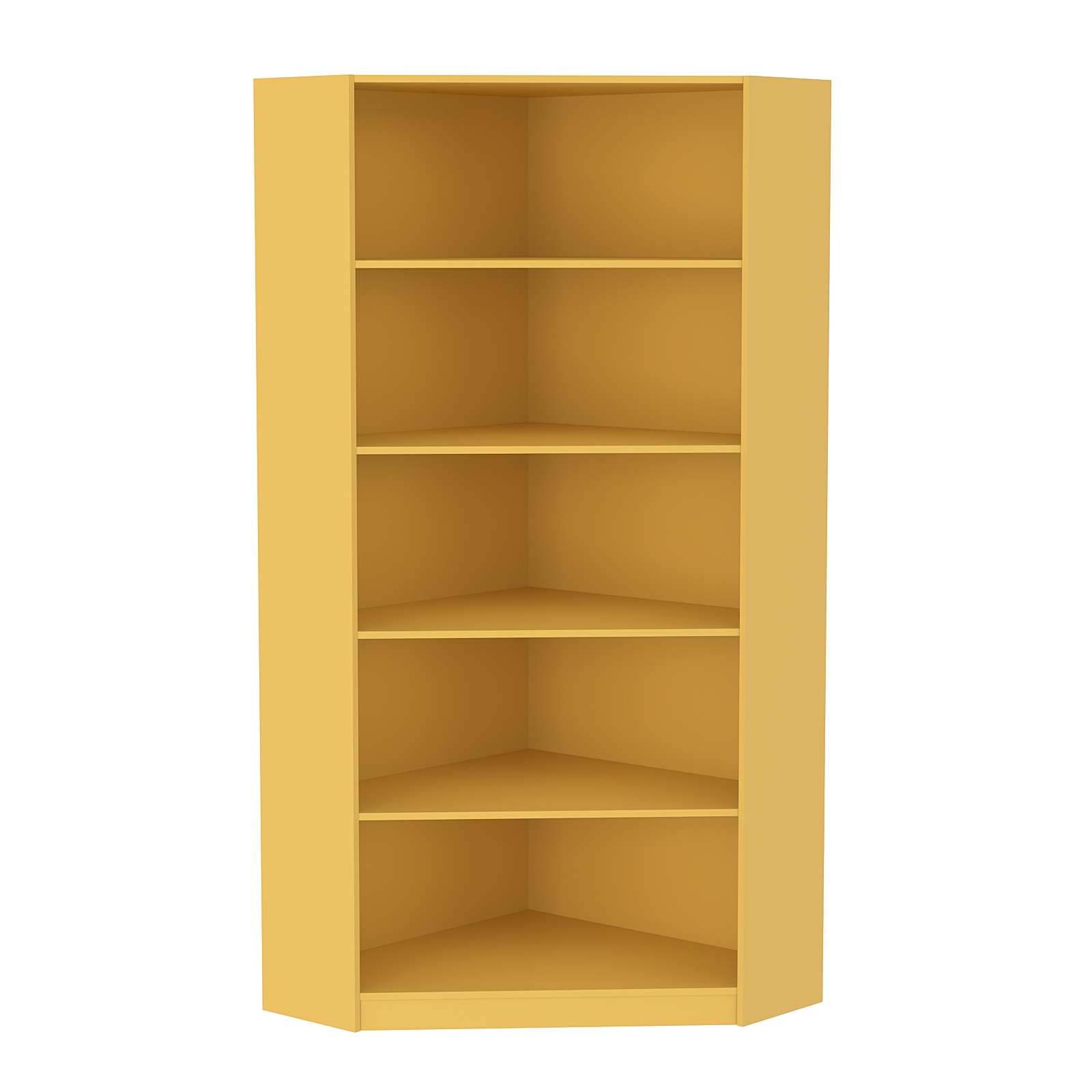 Стеллаж угловой из ДСП серии Эконом №5-2 (торец 300 мм) Солнечный Свет 0134 BS