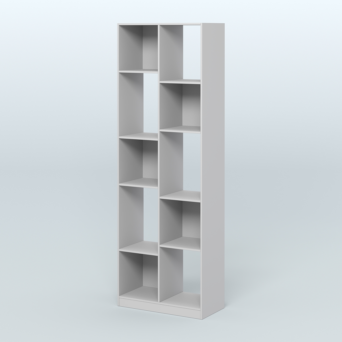 Стеллаж из ДСП серии ЛОФТ №8-1 Серый