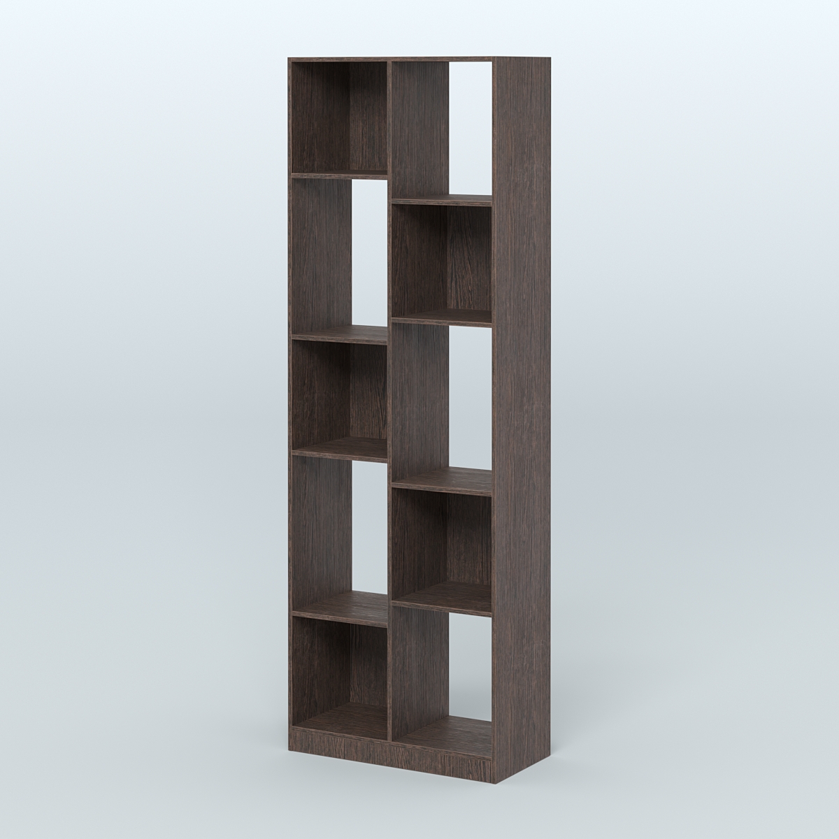 Стеллаж из ДСП серии ЛОФТ №8-1 Дуб Венге