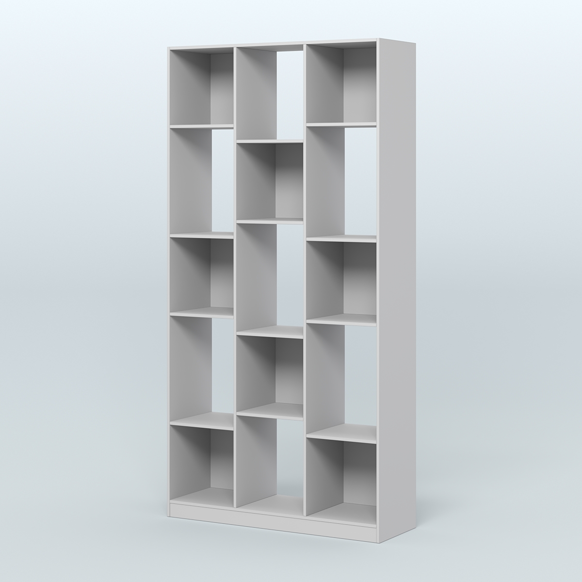 Стеллаж из ДСП серии ЛОФТ №10-1 Серый