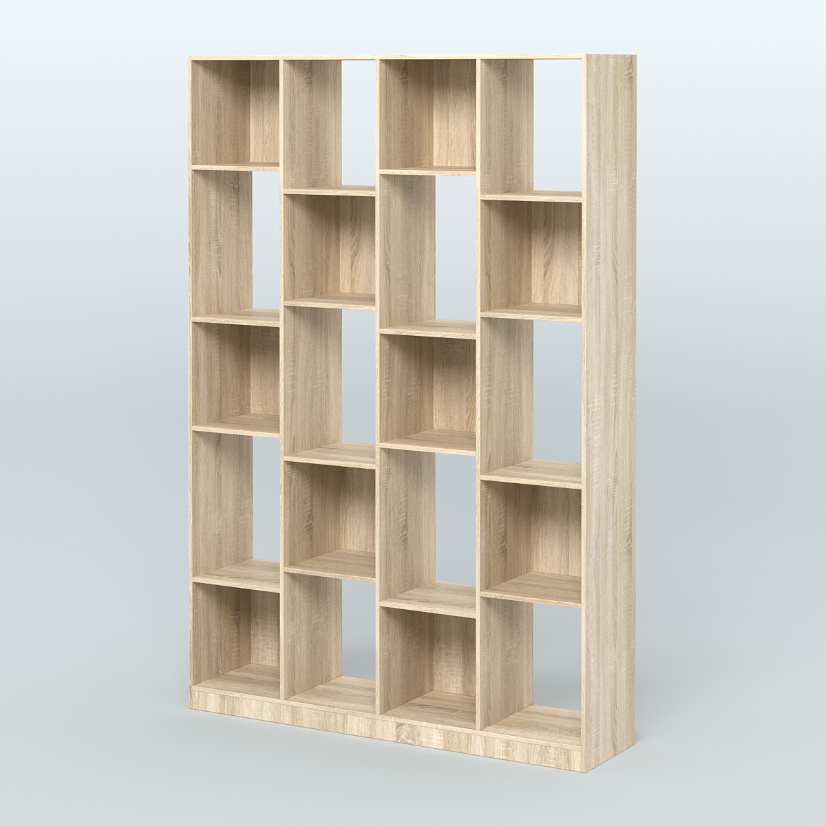 Стеллаж из ДСП серии ЛОФТ №11-1 Дуб Сонома