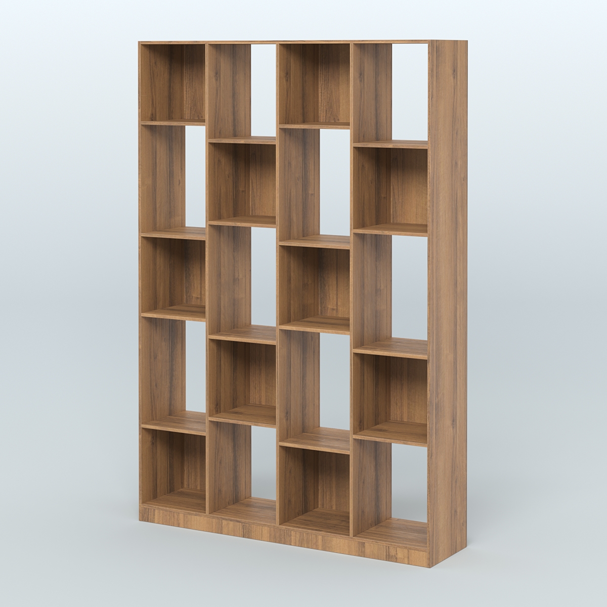 Стеллаж из ДСП серии ЛОФТ №11-1 Орех