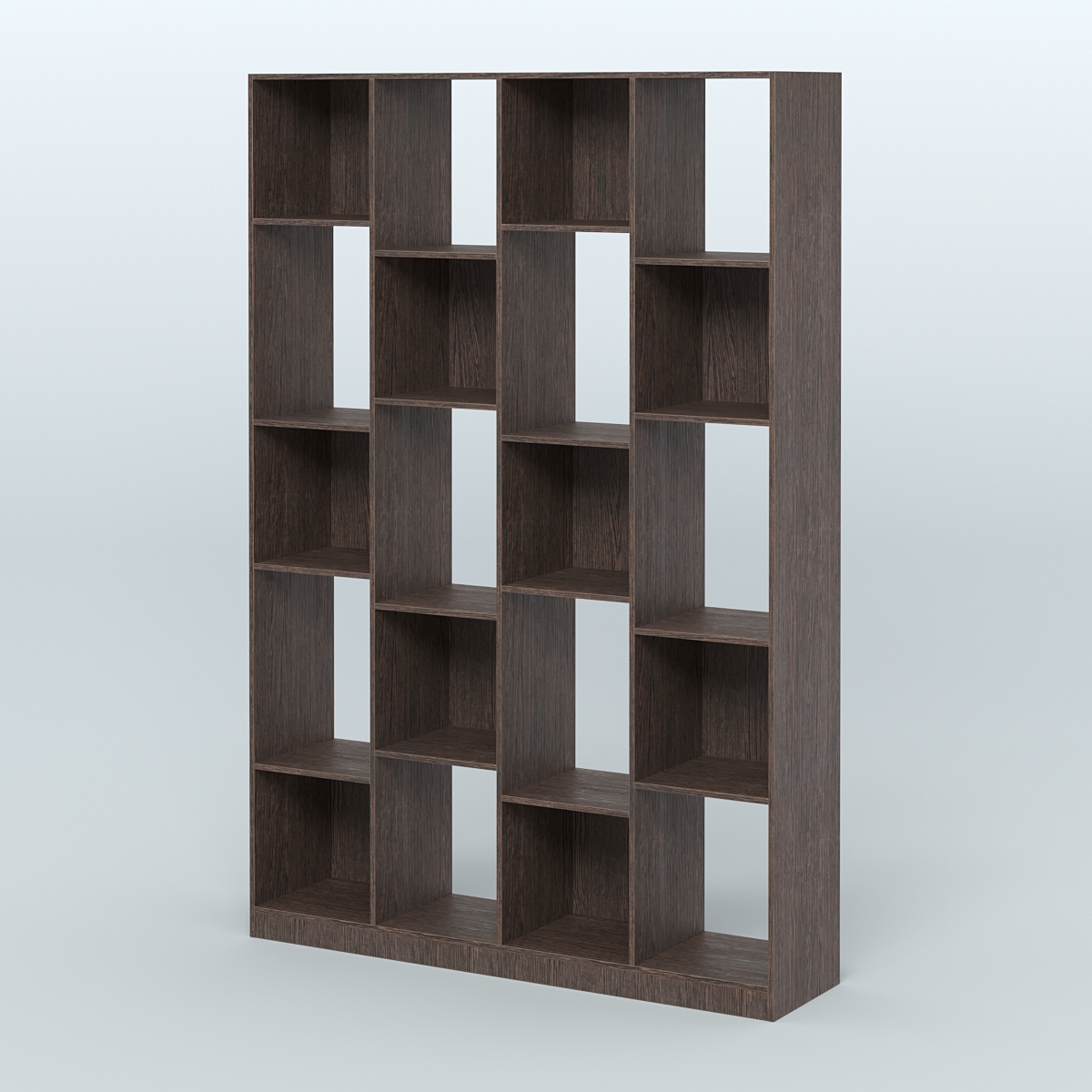 Стеллаж из ДСП серии ЛОФТ №11-1 Дуб Венге