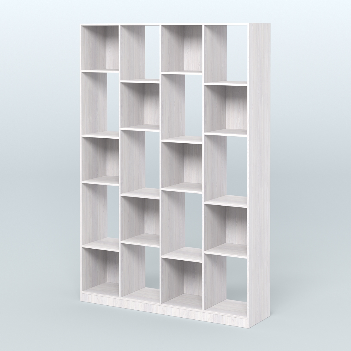 Стеллаж из ДСП серии ЛОФТ №11-1 Ясень Анкор светлый