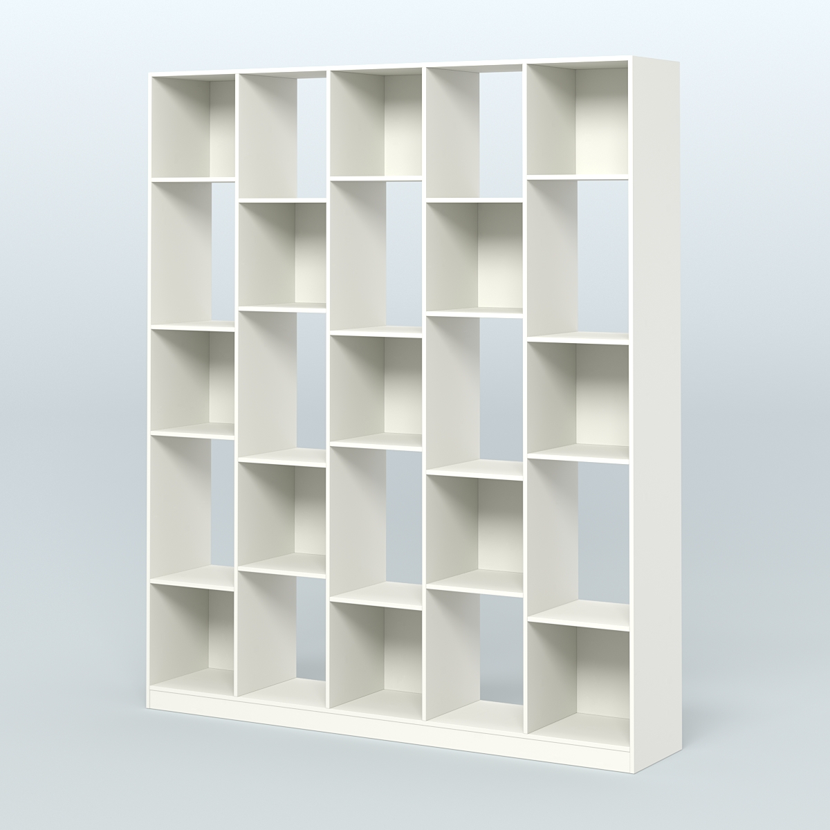 Стеллаж из ДСП серии ЛОФТ №13-1 Белый