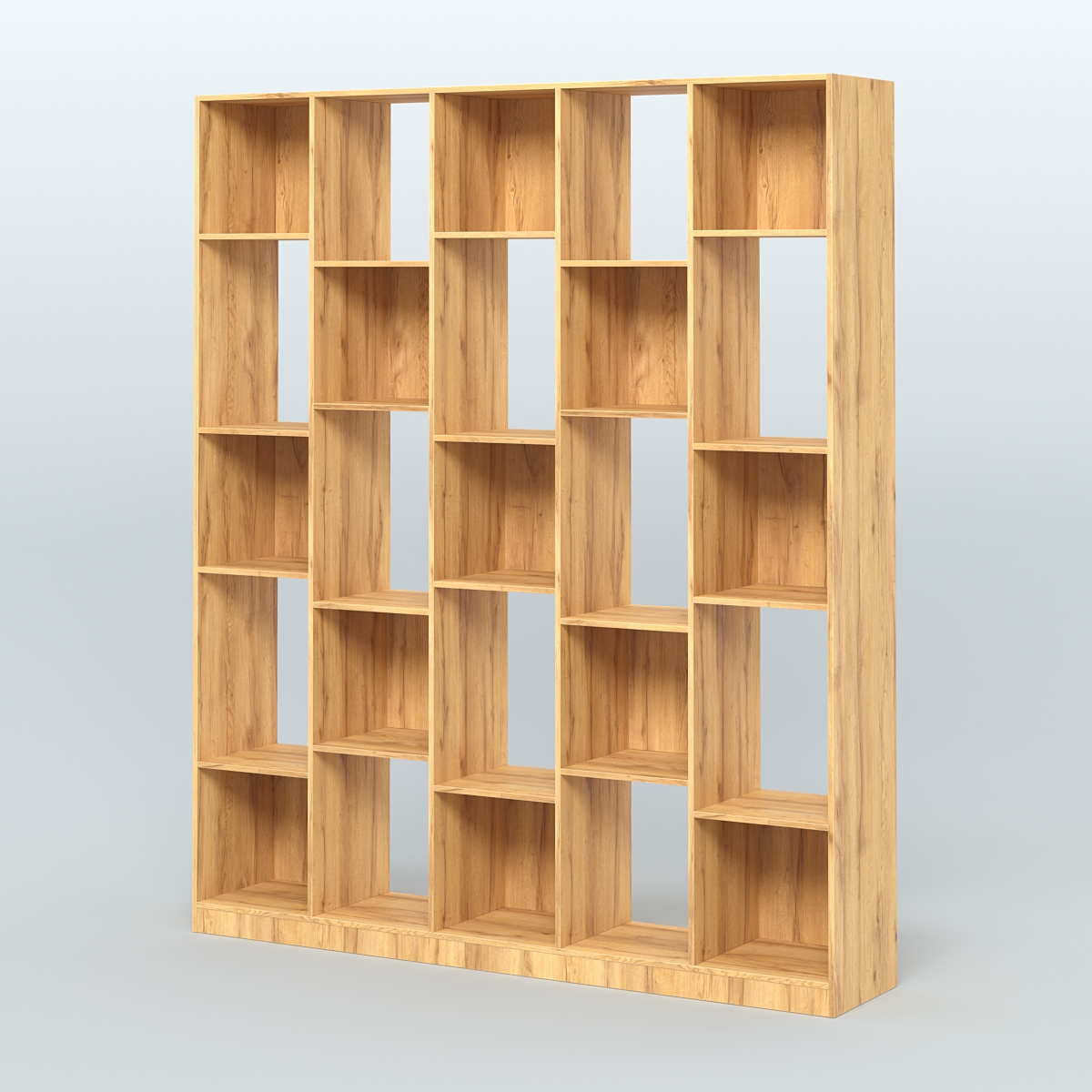 Стеллаж из ДСП серии ЛОФТ №13-1 Дуб Золотистый