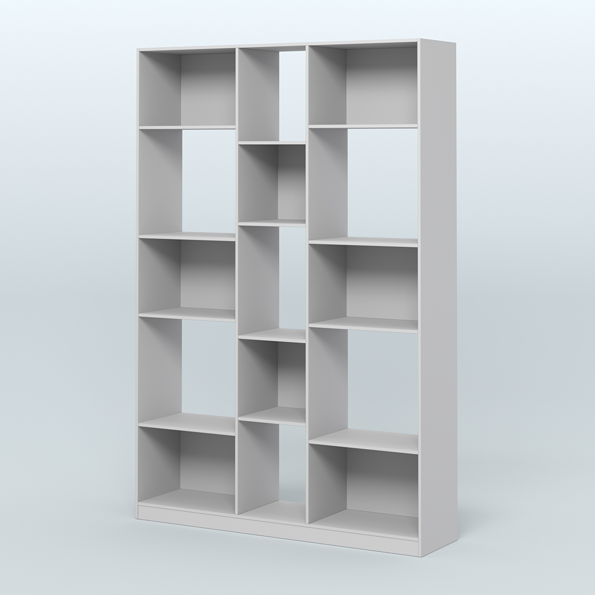 Стеллаж из ДСП серии ЛОФТ №14-1 Серый