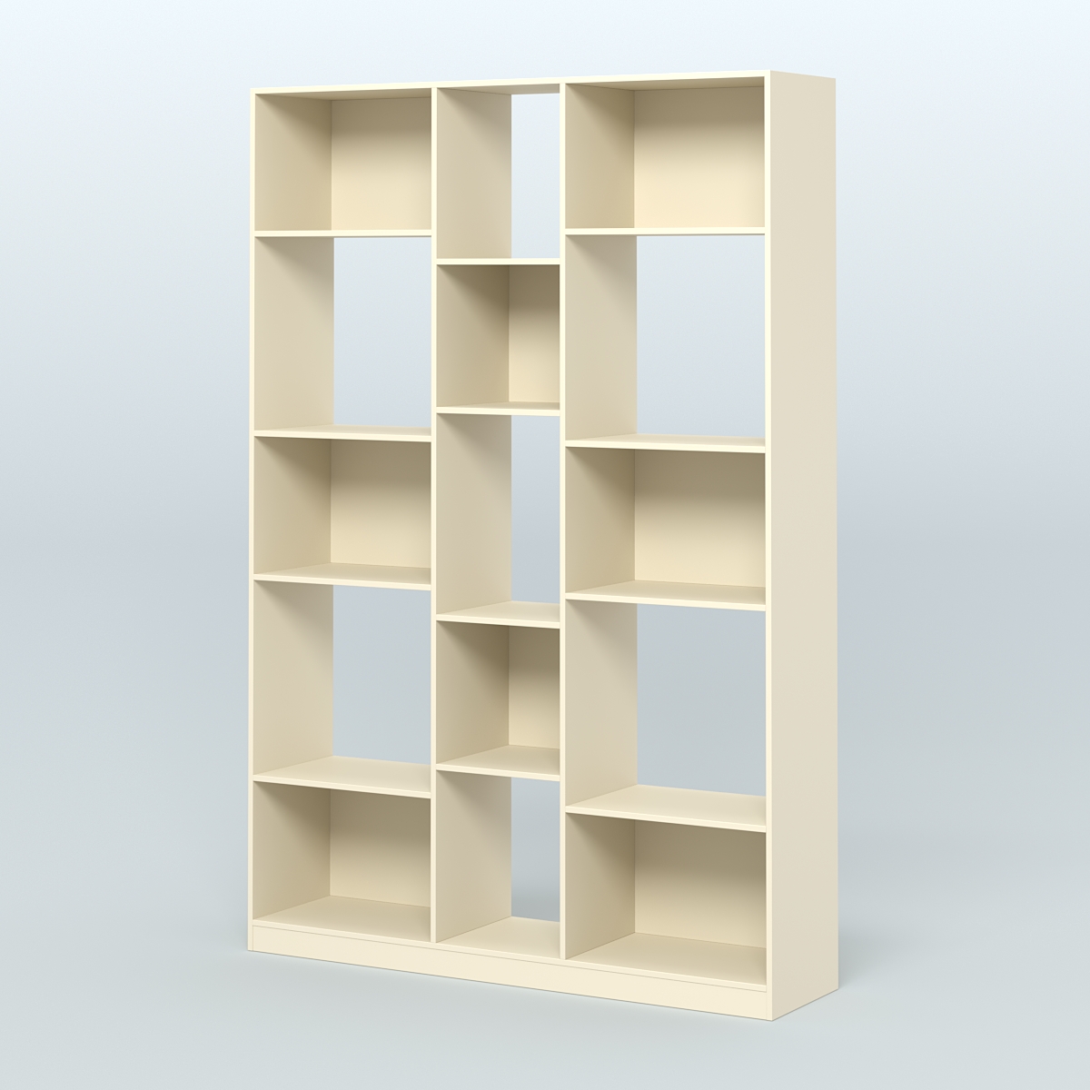 Стеллаж из ДСП серии ЛОФТ №14-1 Крем Вайс