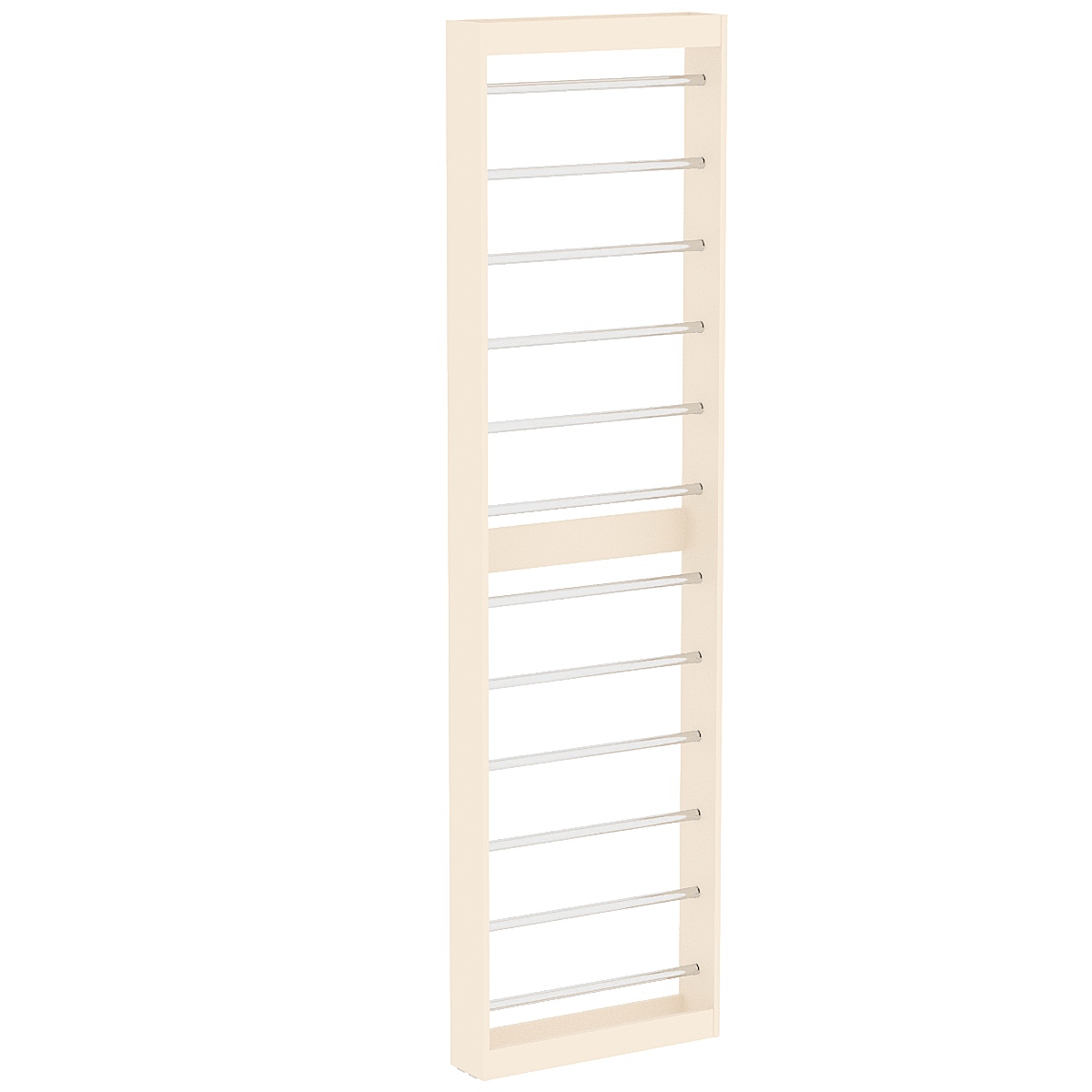 Торговый стеллаж под обои №2 узкий Крем Вайс