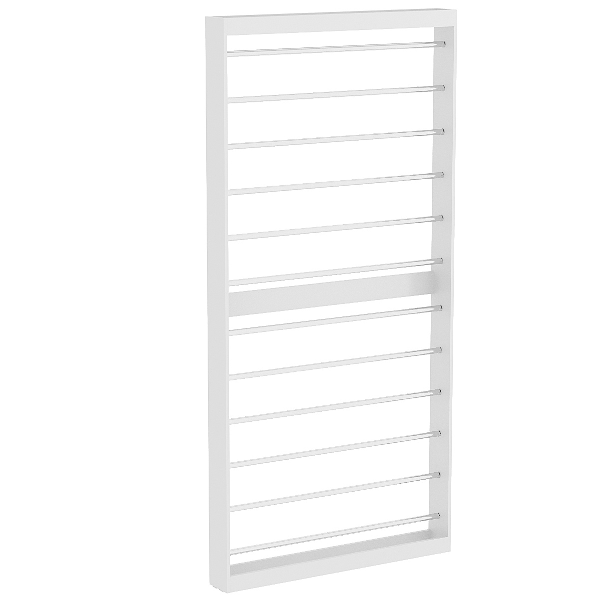 Торговый стеллаж под обои №3 (пристенный) Серый