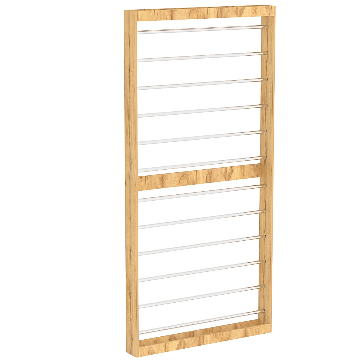 Торговый стеллаж под обои №3 (пристенный) Дуб Золотистый