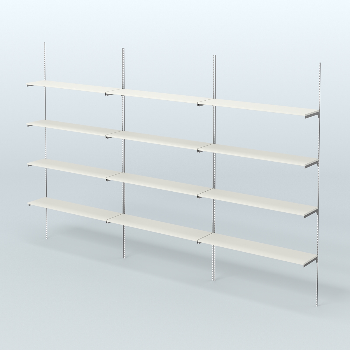 Neo Fix №9 с полками ДСП (3600 мм) Белый