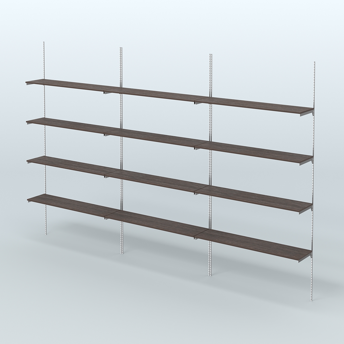 Neo Fix №9 с полками ДСП (3600 мм) Дуб Венге