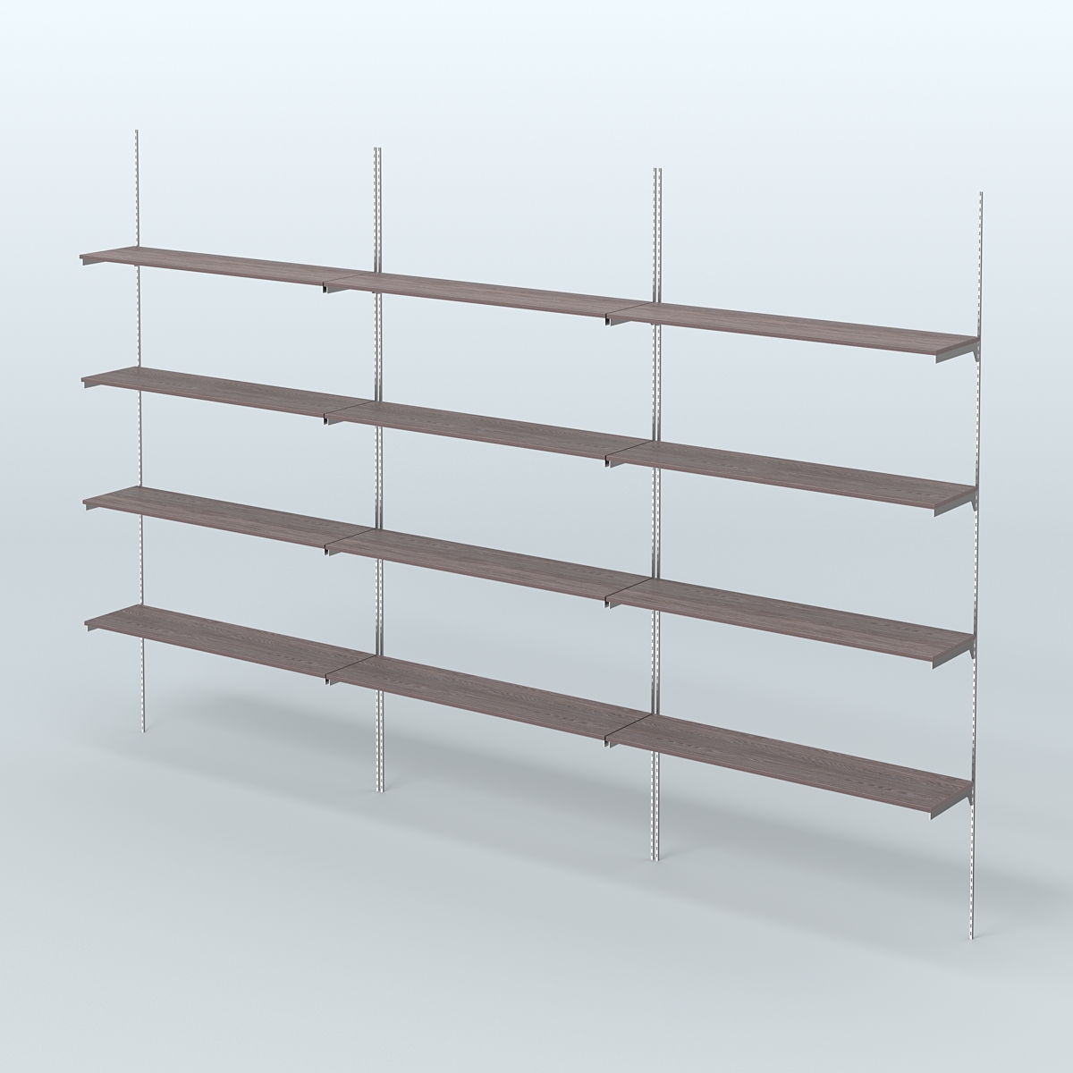 Neo Fix №9 с полками ДСП (3600 мм) Ясень Анкор темный