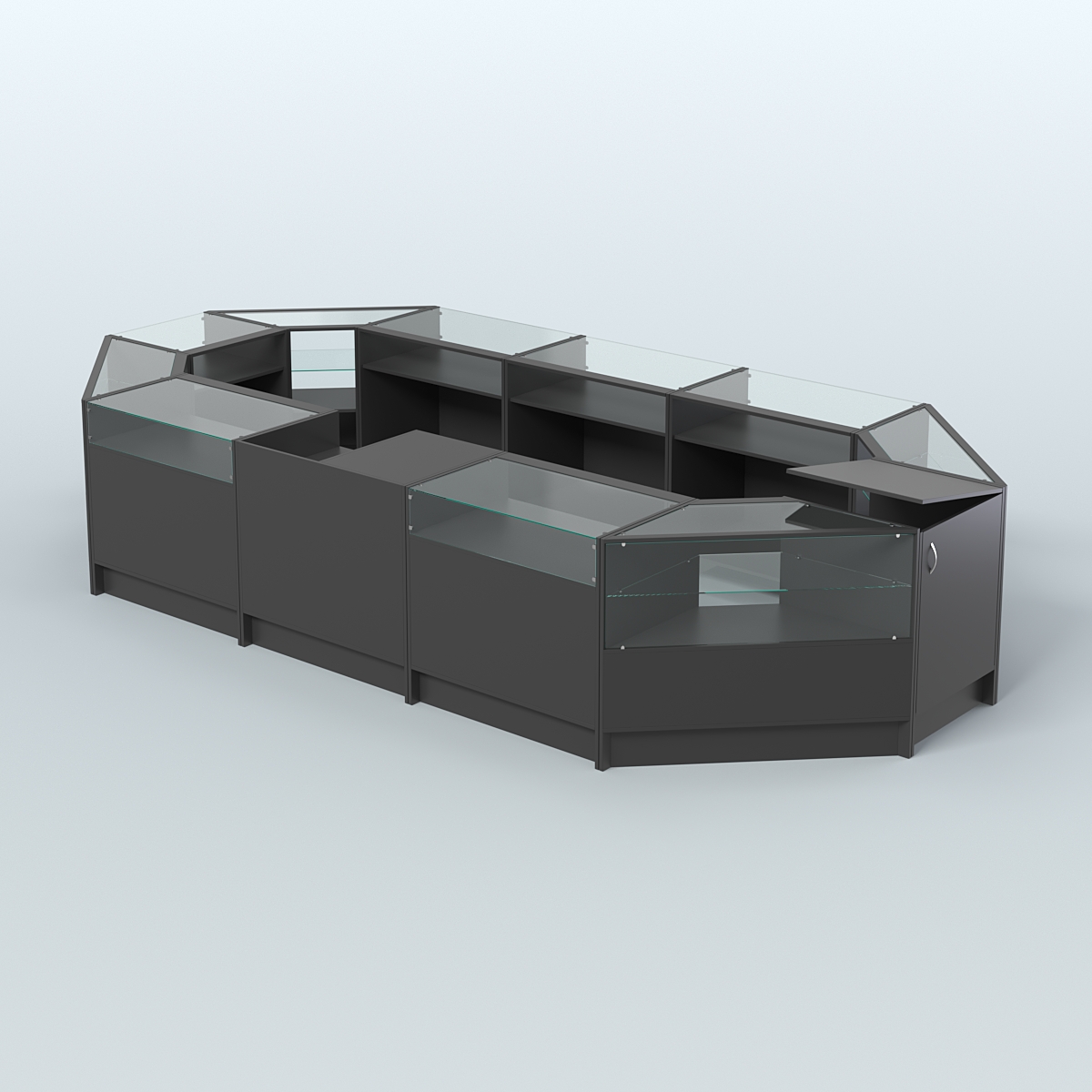 Торговый Островок "Эконом" №2 (9, 26 кв.м) Черный