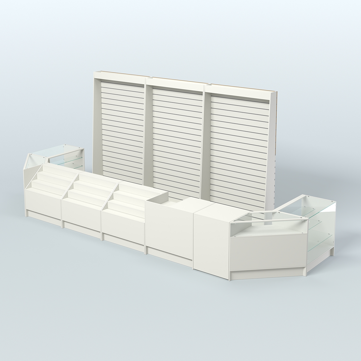 Торговый Островок "Эконом" №5 (9, 72 кв.м) Белый