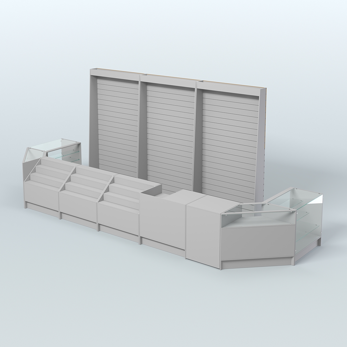 Торговый Островок "Эконом" №5 (9, 72 кв.м) Серый