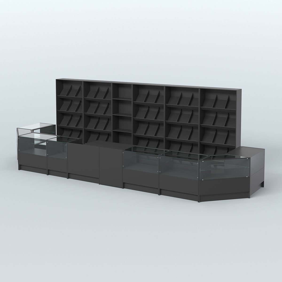 Торговый Островок "Эконом" №6 (12, 6 кв.м) Черный