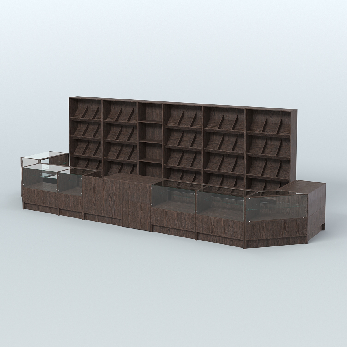 Торговый Островок "Эконом" №6 (12, 6 кв.м) Дуб Венге